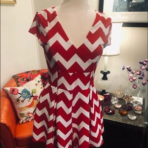 Chevron Print Dress